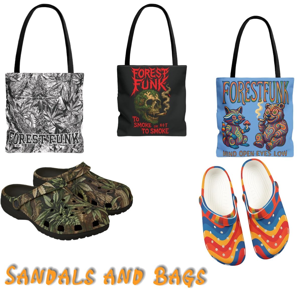 Sandals and Bags