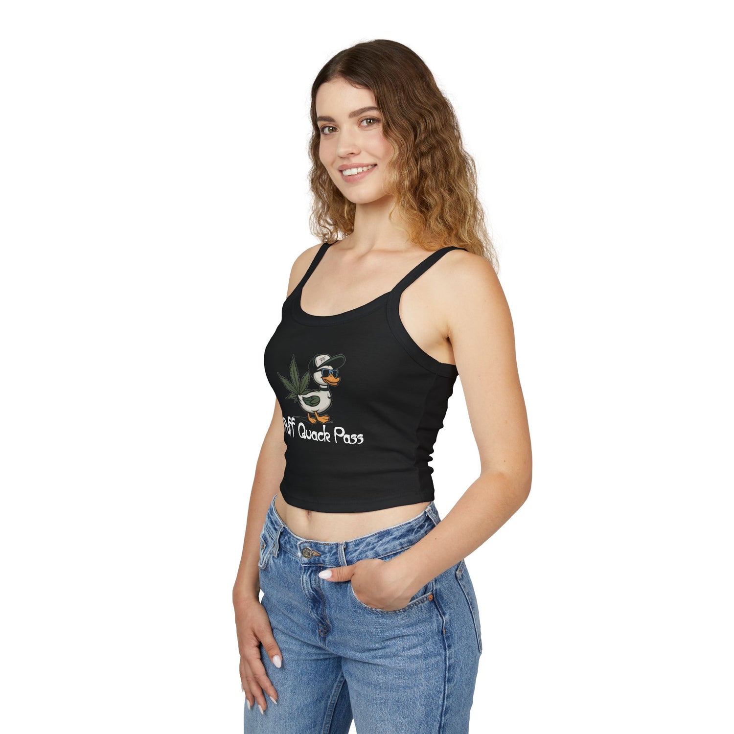 Puff Quack Pass Women's Spaghetti Strap Tank Top