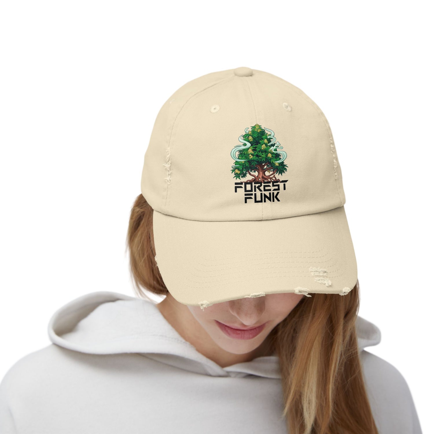 Eternal Smoke Unisex Distressed Cap