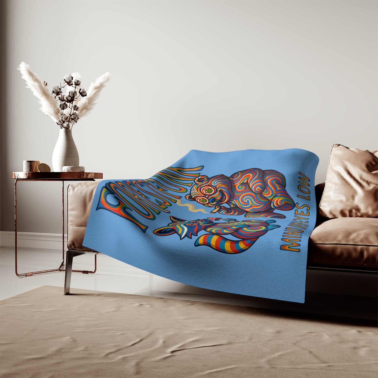 Sweatshirt Blanket - Mind Open - Eyes low