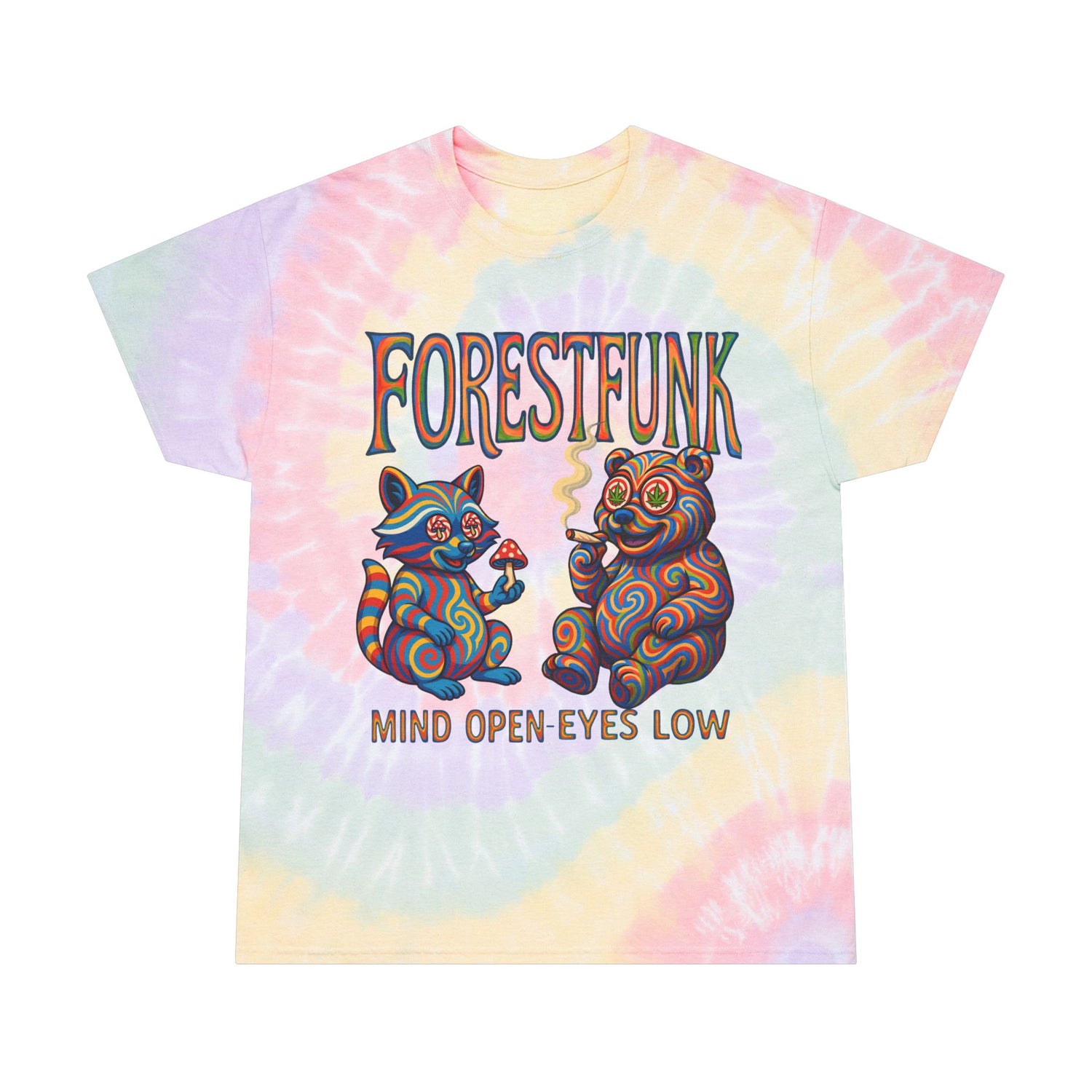 “Mind Open · Eyes Low” Tie-Dye Tee