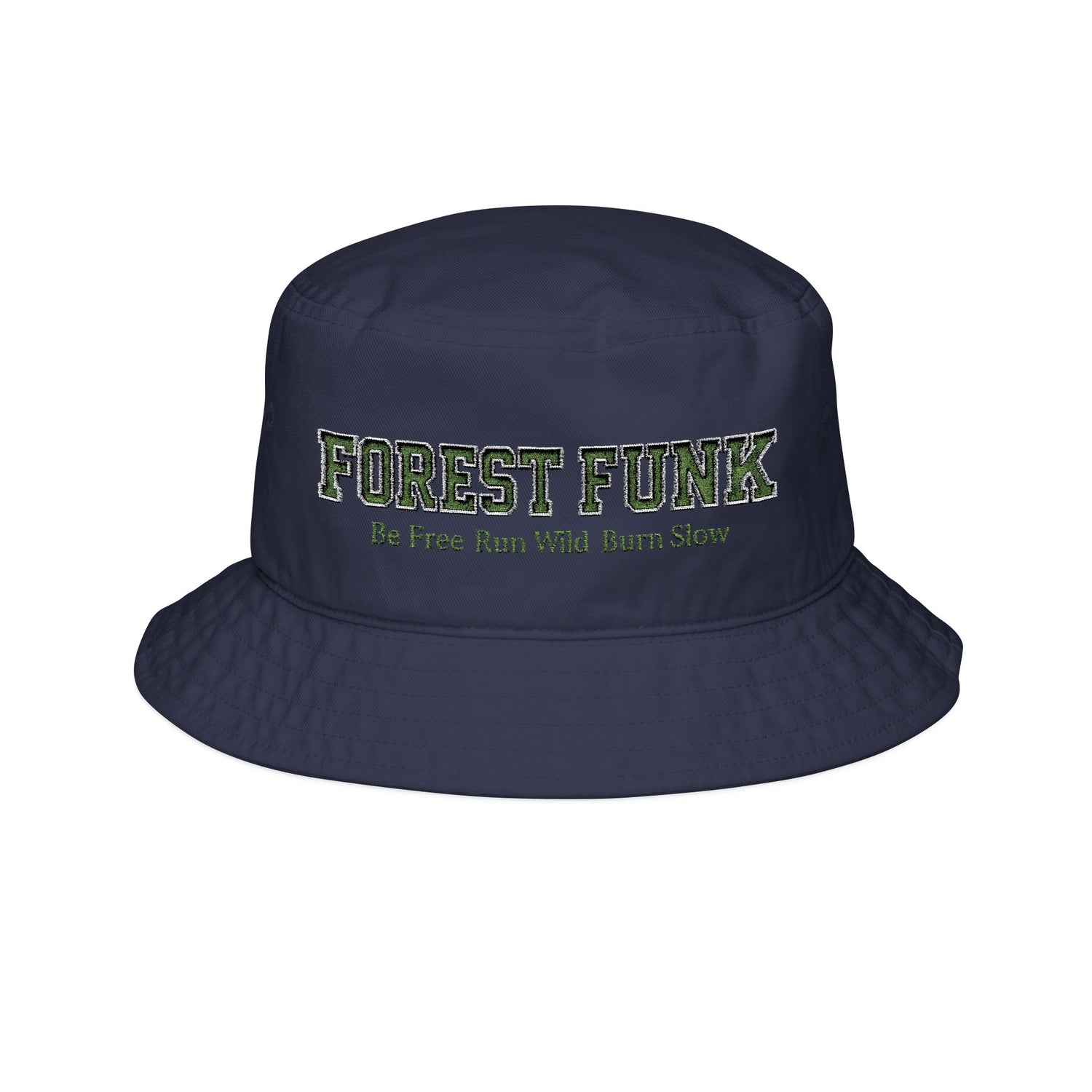 Forest Funk Bucket Hat – Green Embroidered Logo