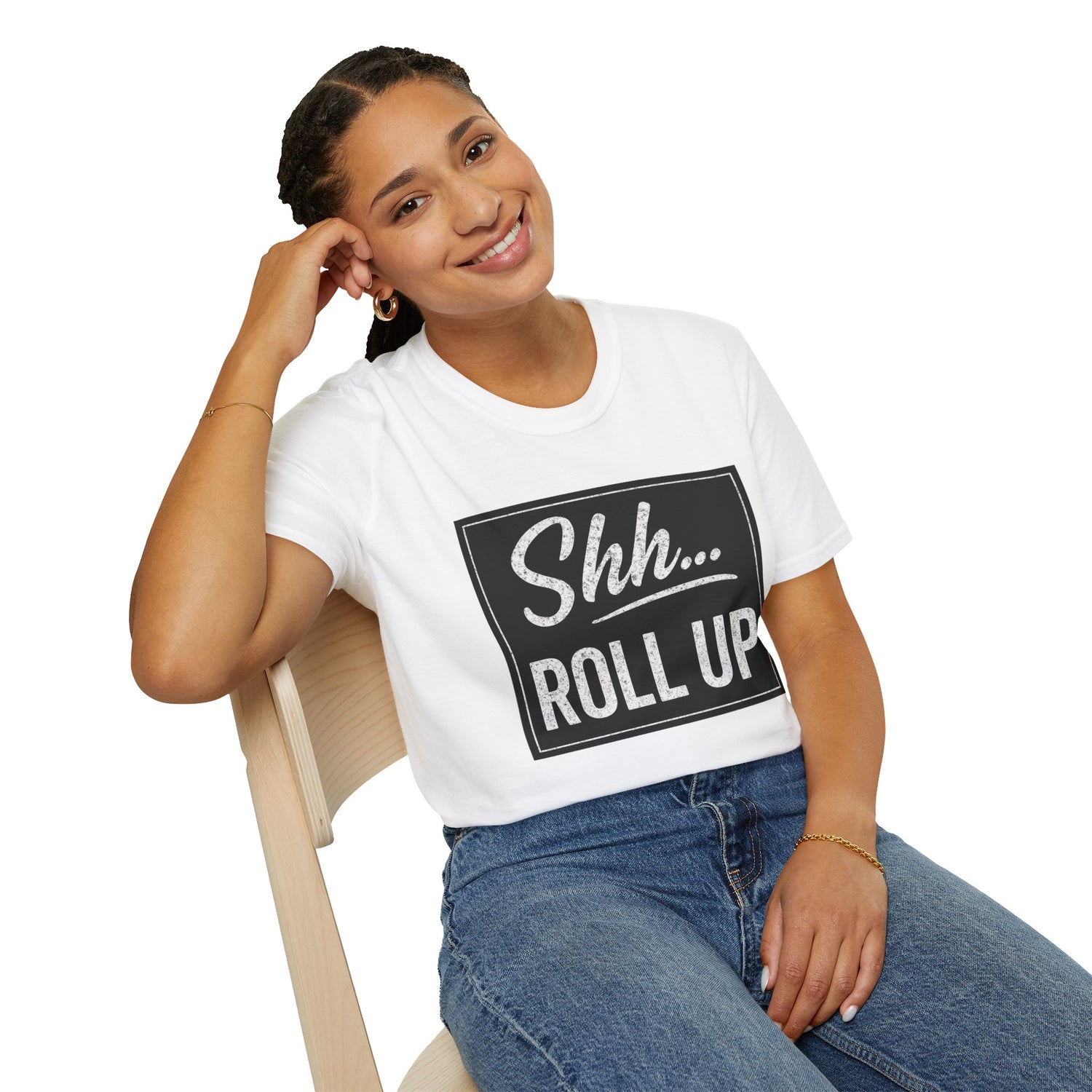 Shh... Roll Up T-Shirt