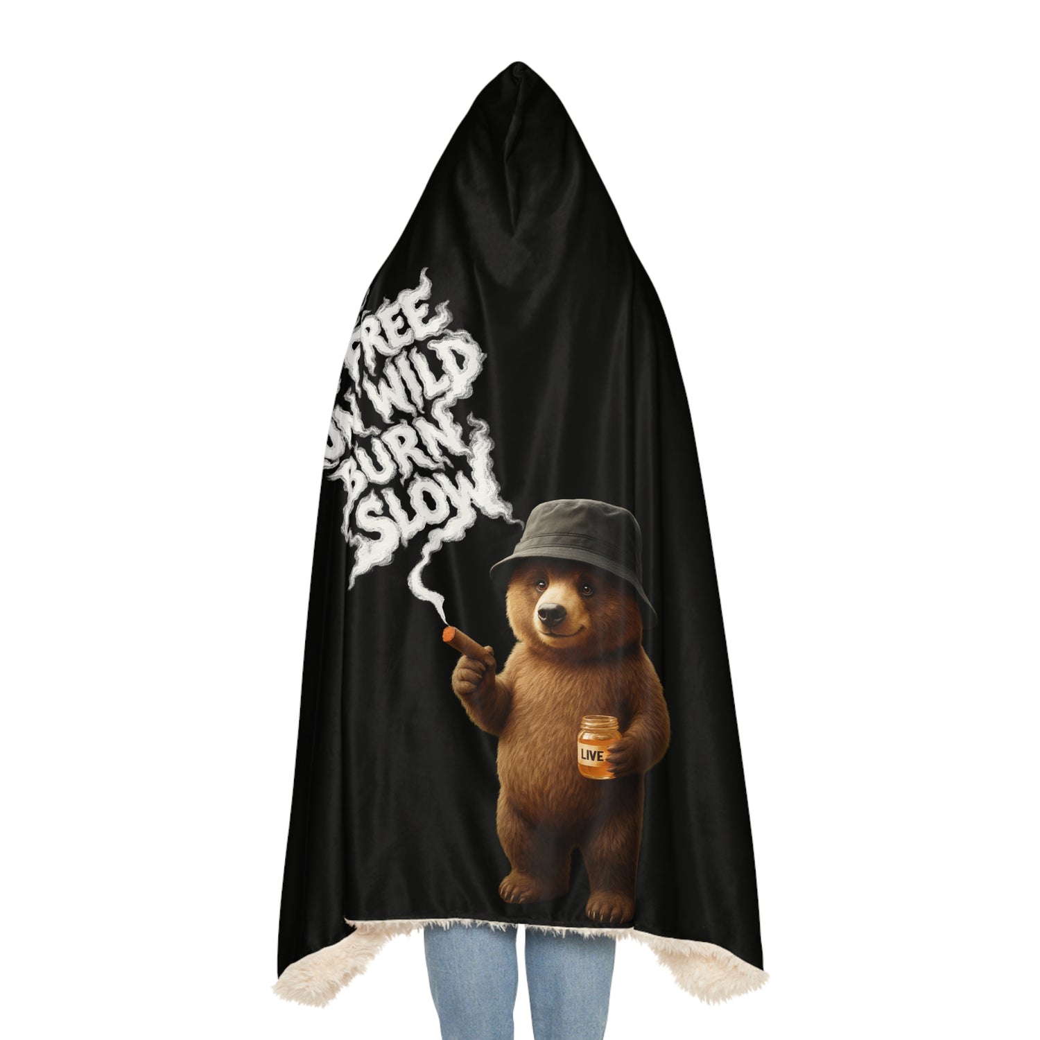B.R.B Hooded blanket