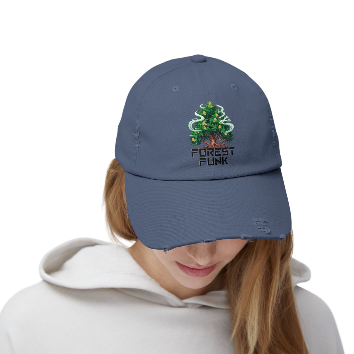 Eternal Smoke Unisex Distressed Cap