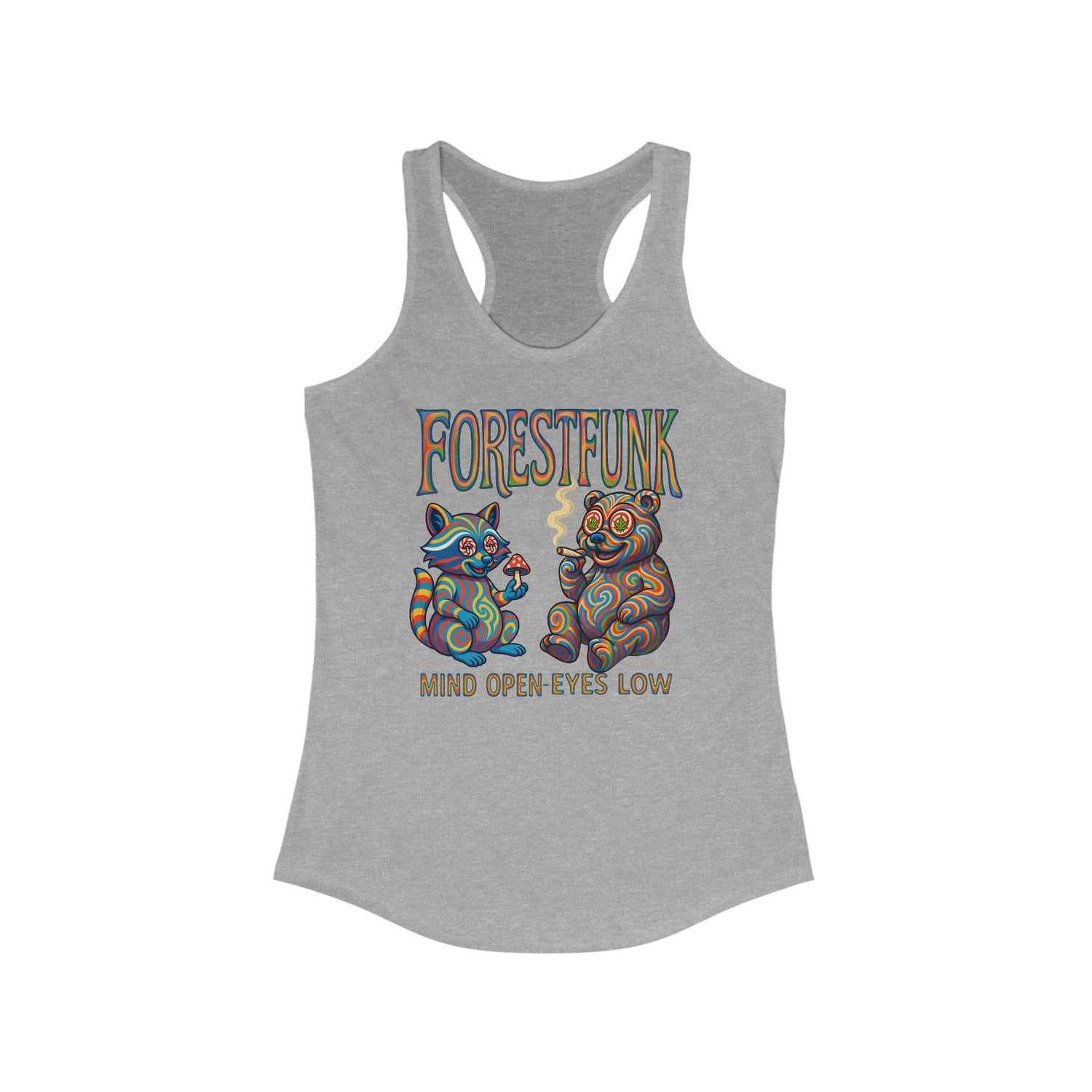 Mind Open Eyes Low Racerback Tank