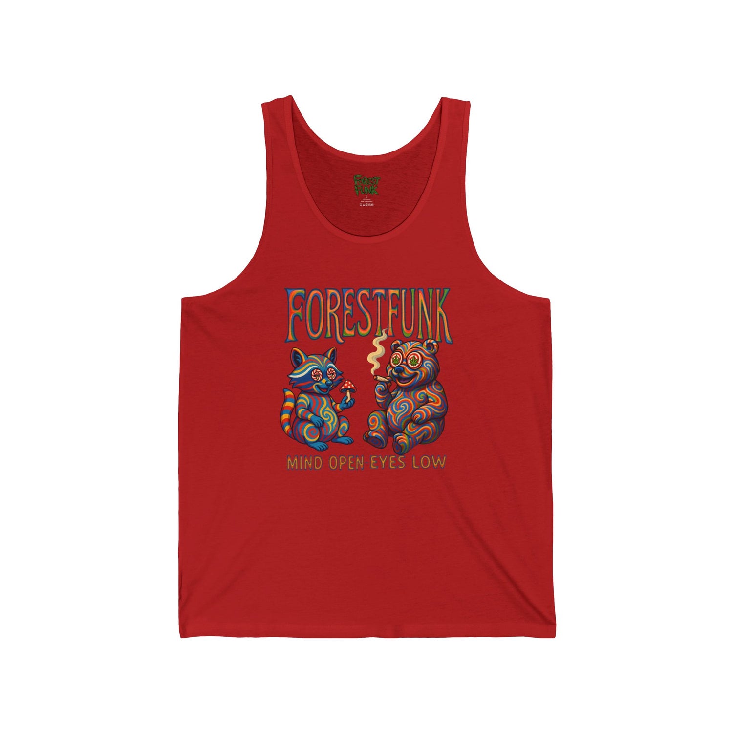 Mind Open Eyes Low Unisex Jersey Tank