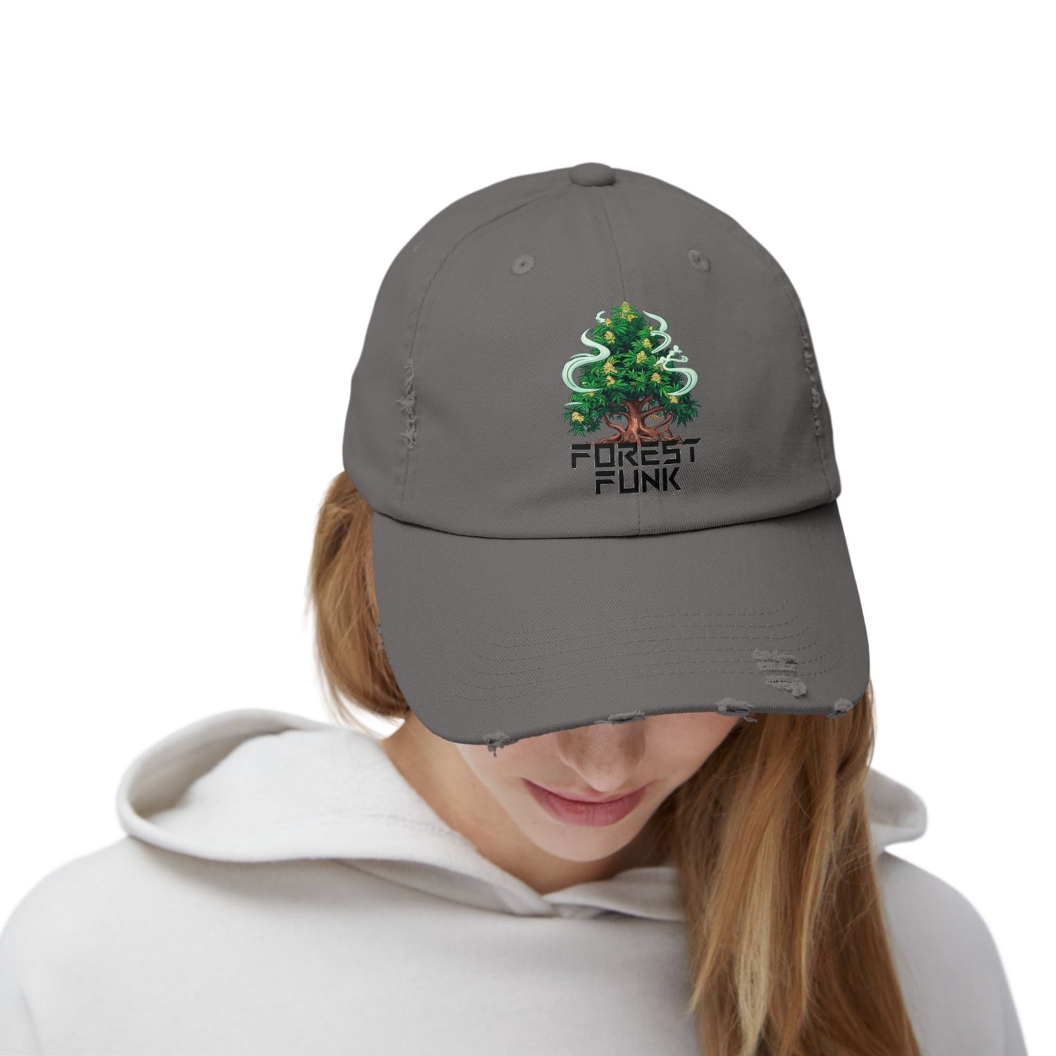 Eternal Smoke Unisex Distressed Cap