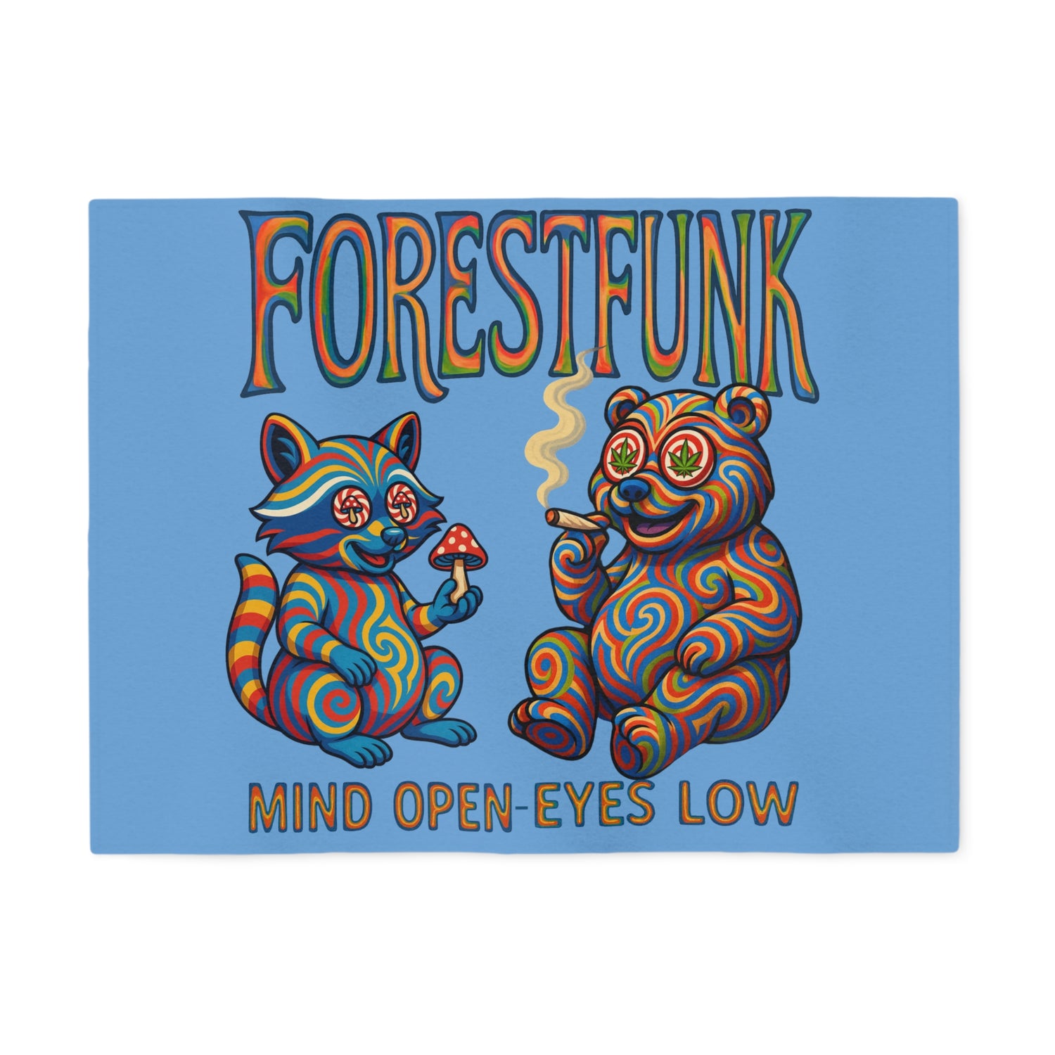 Sweatshirt Blanket - Mind Open - Eyes low