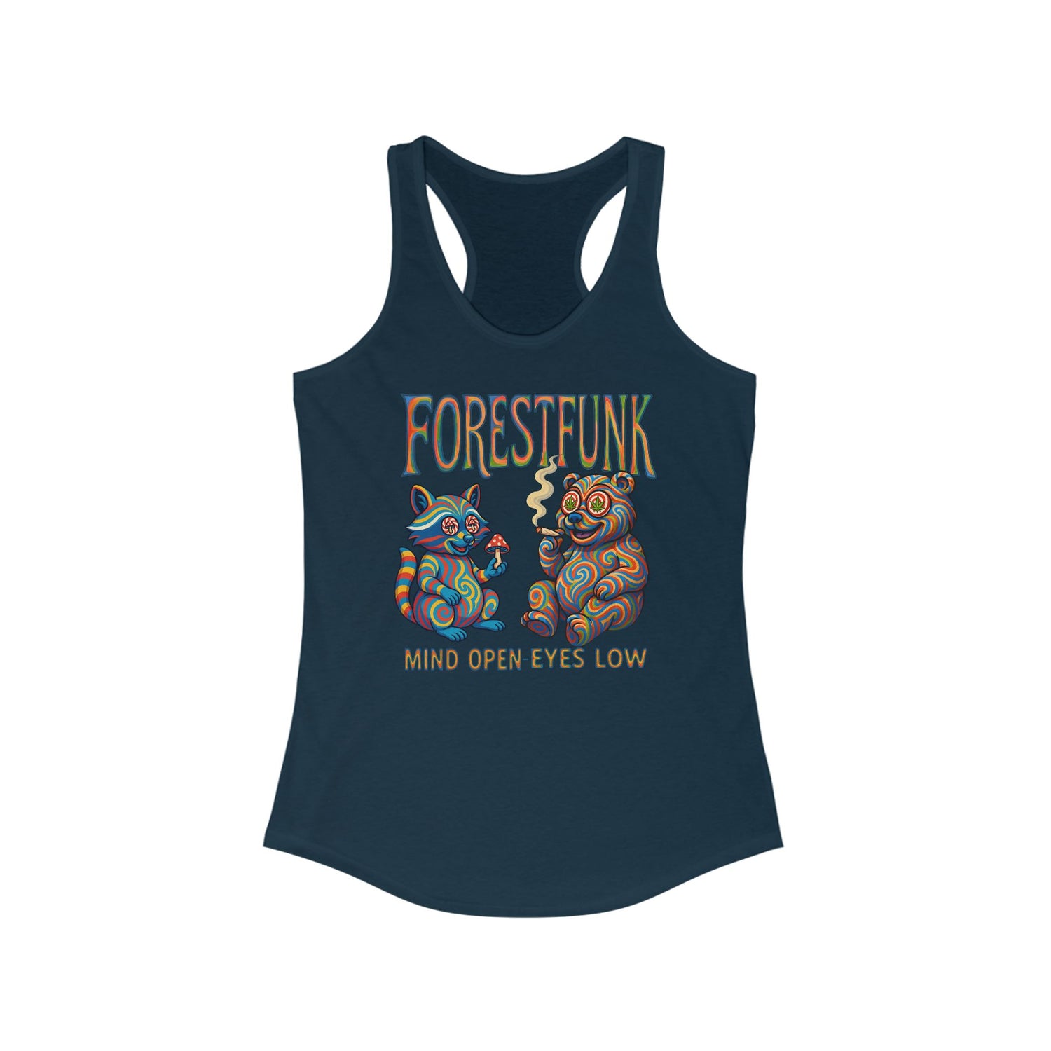 Mind Open Eyes Low Racerback Tank