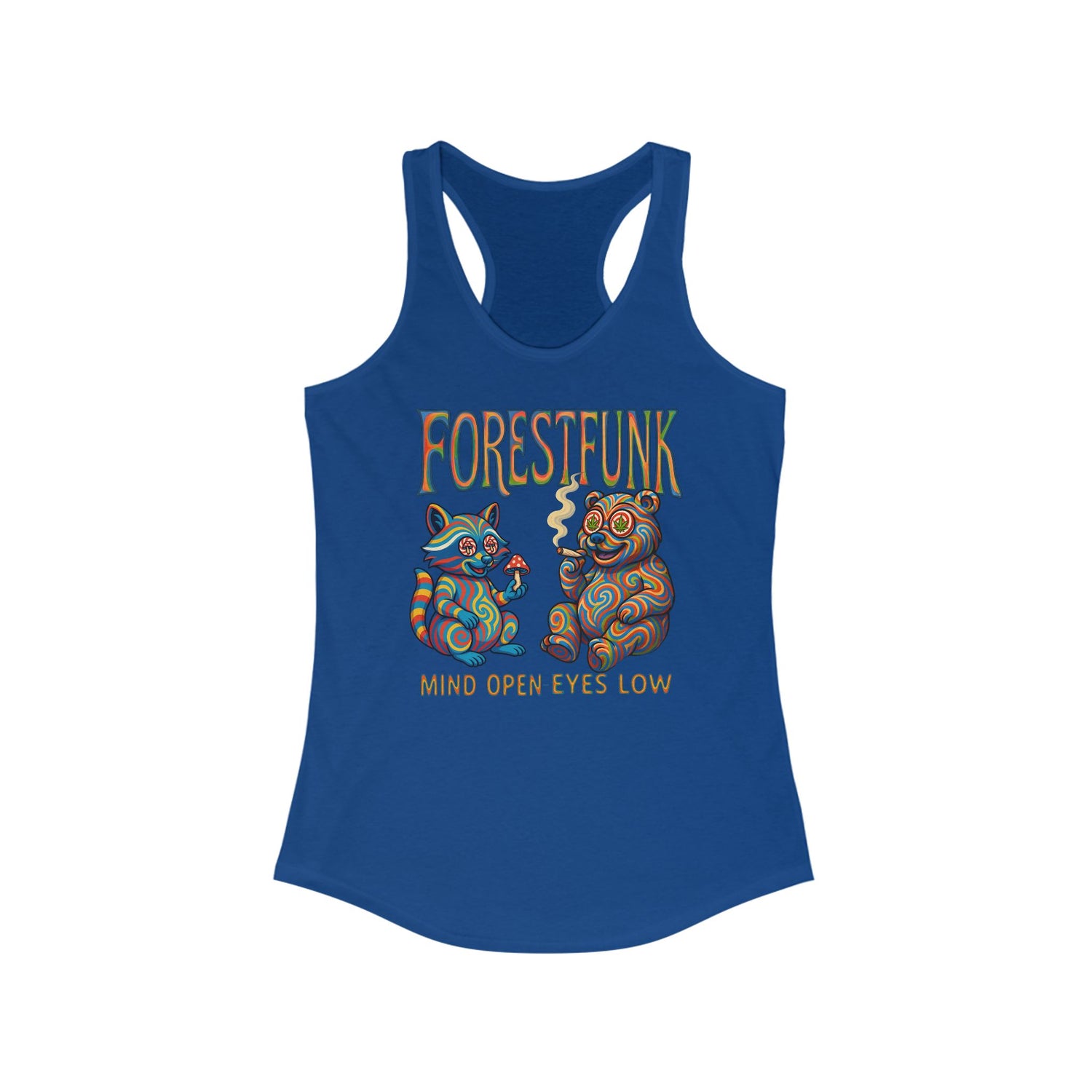 Mind Open Eyes Low Racerback Tank