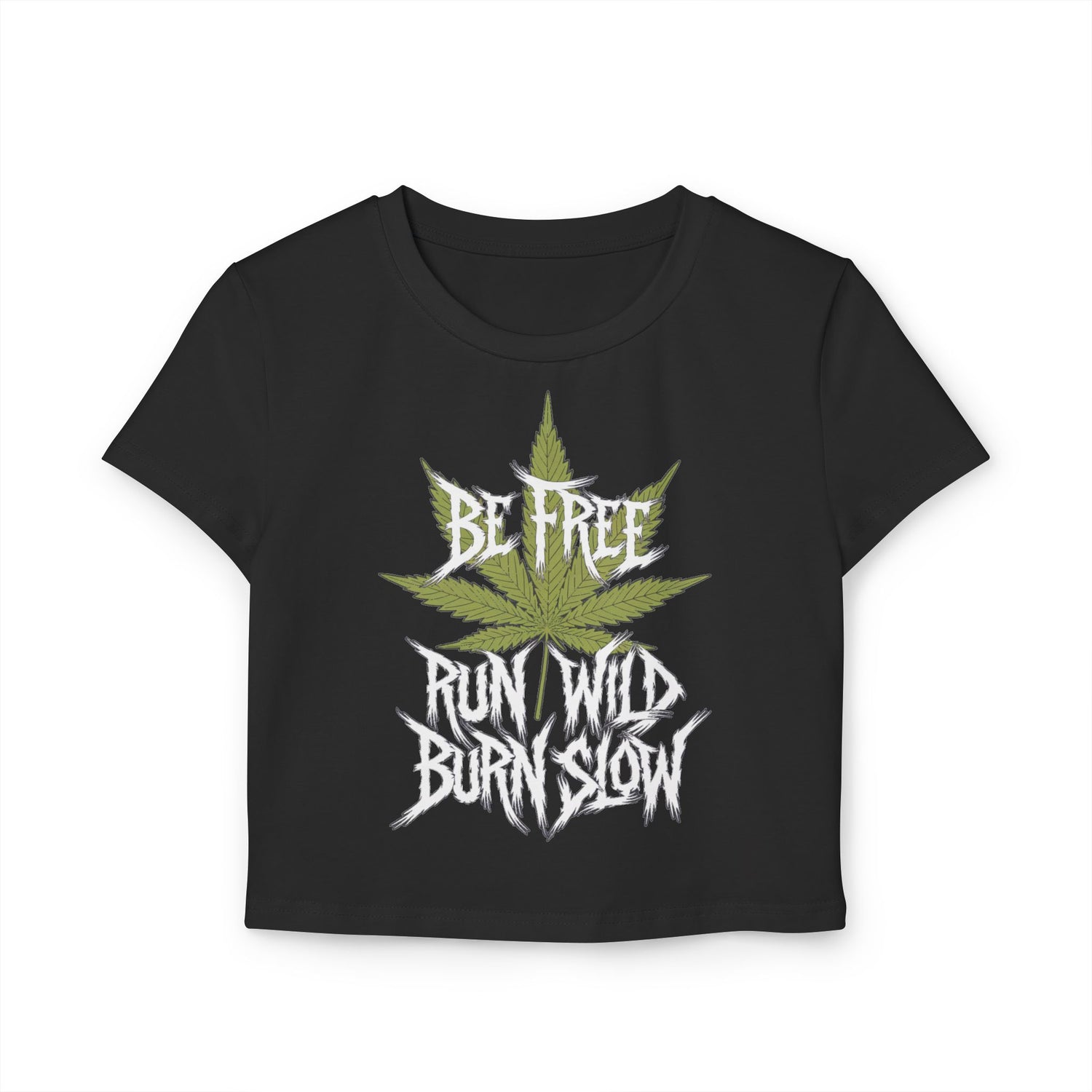 Women's Baby Tee - Forest Funk Cannabis T-Shirt