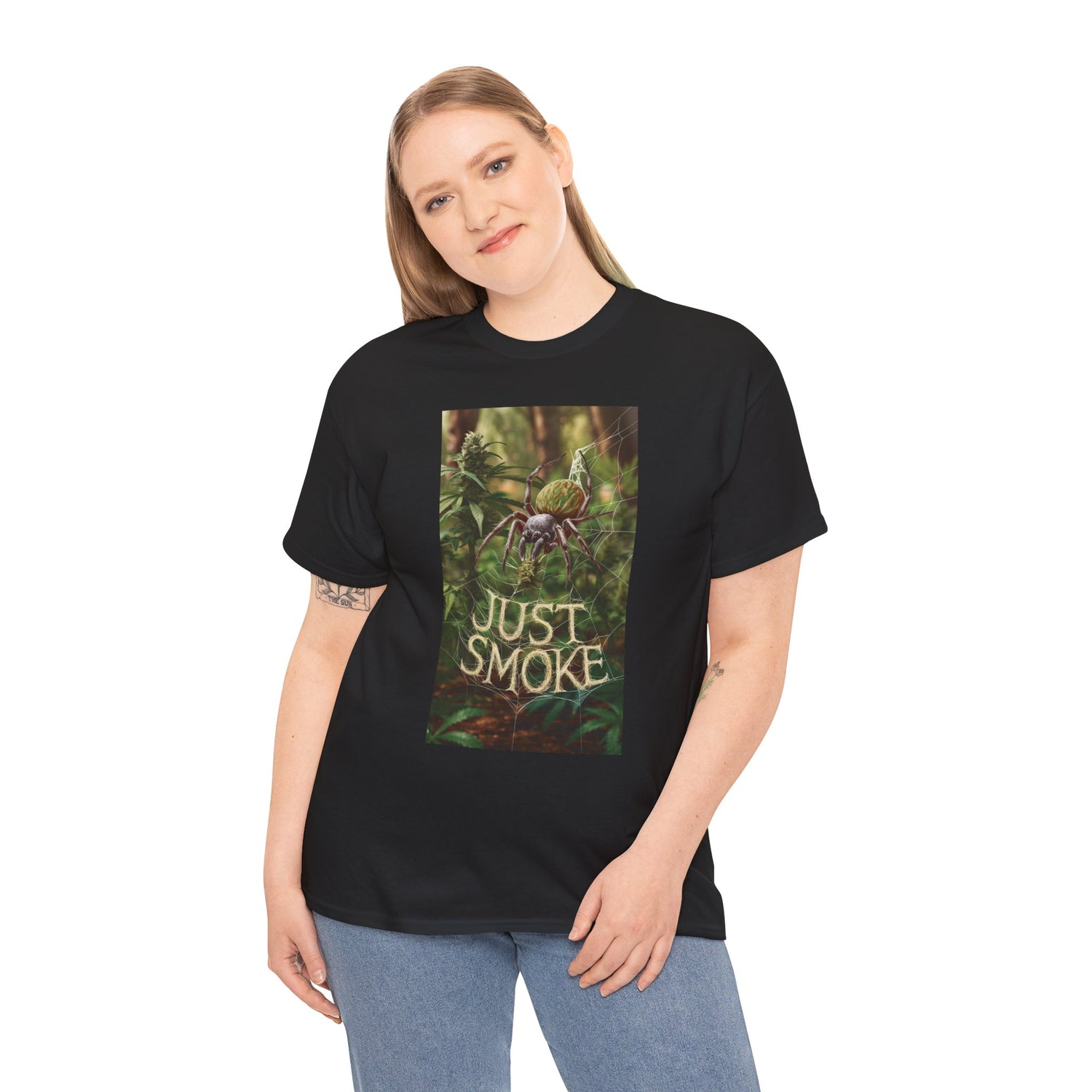 just smoke Unisex Heavy Cotton Tee