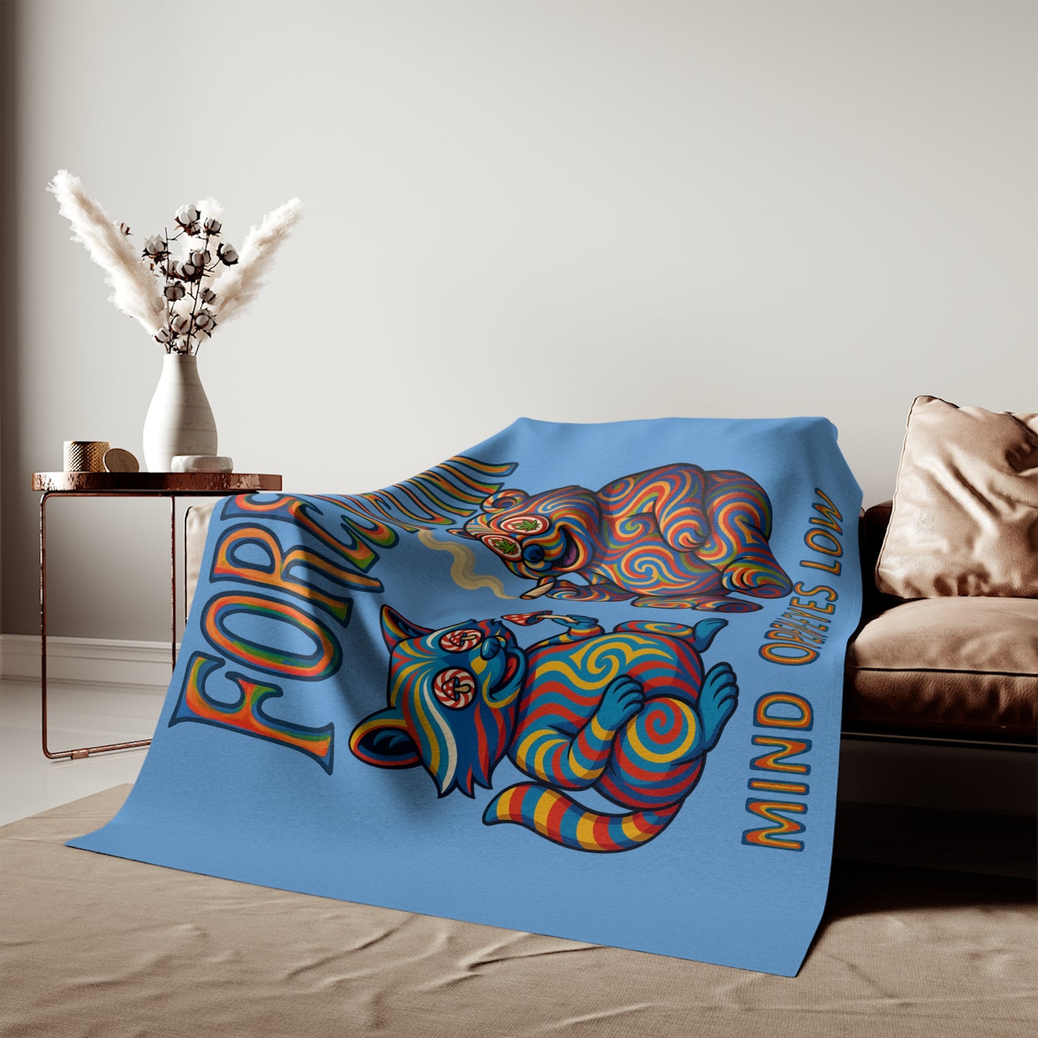 Sweatshirt Blanket - Mind Open - Eyes low