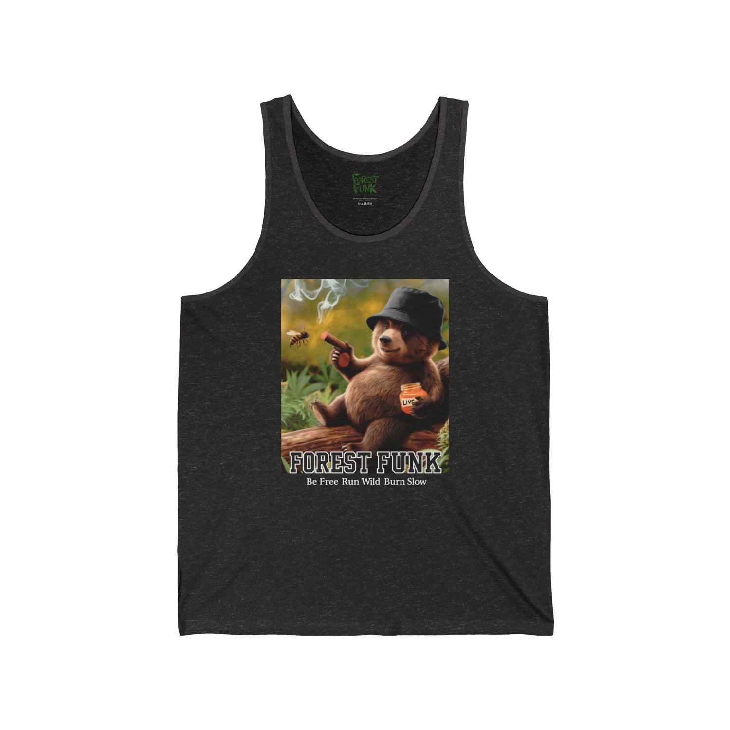 A BEAR KNOWS BEST Unisex Jersey Tank