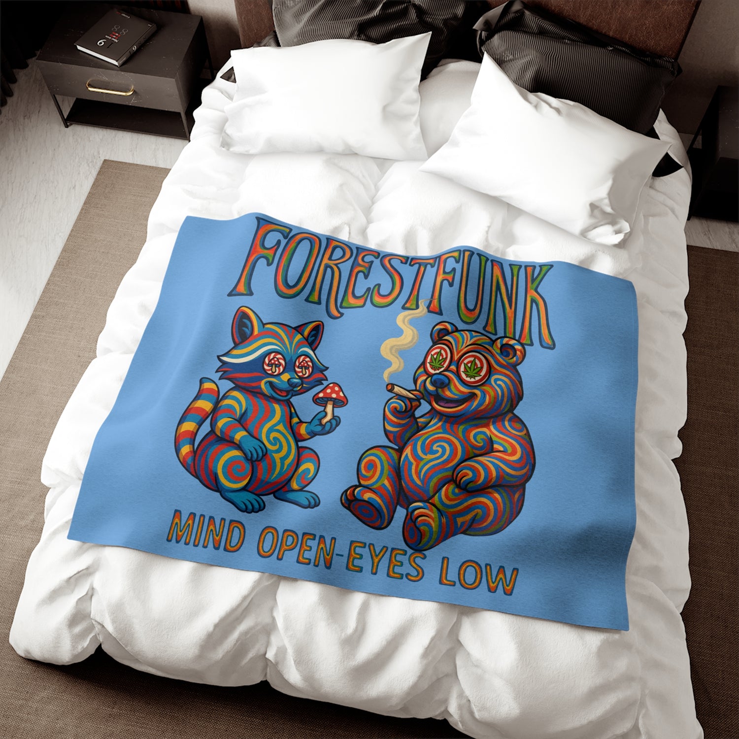 Sweatshirt Blanket - Mind Open - Eyes low