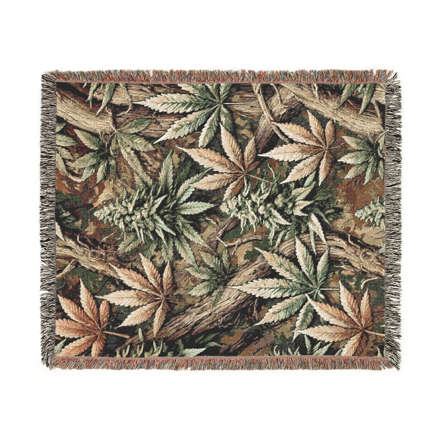 FOREST FUNK Untamed woven blanket