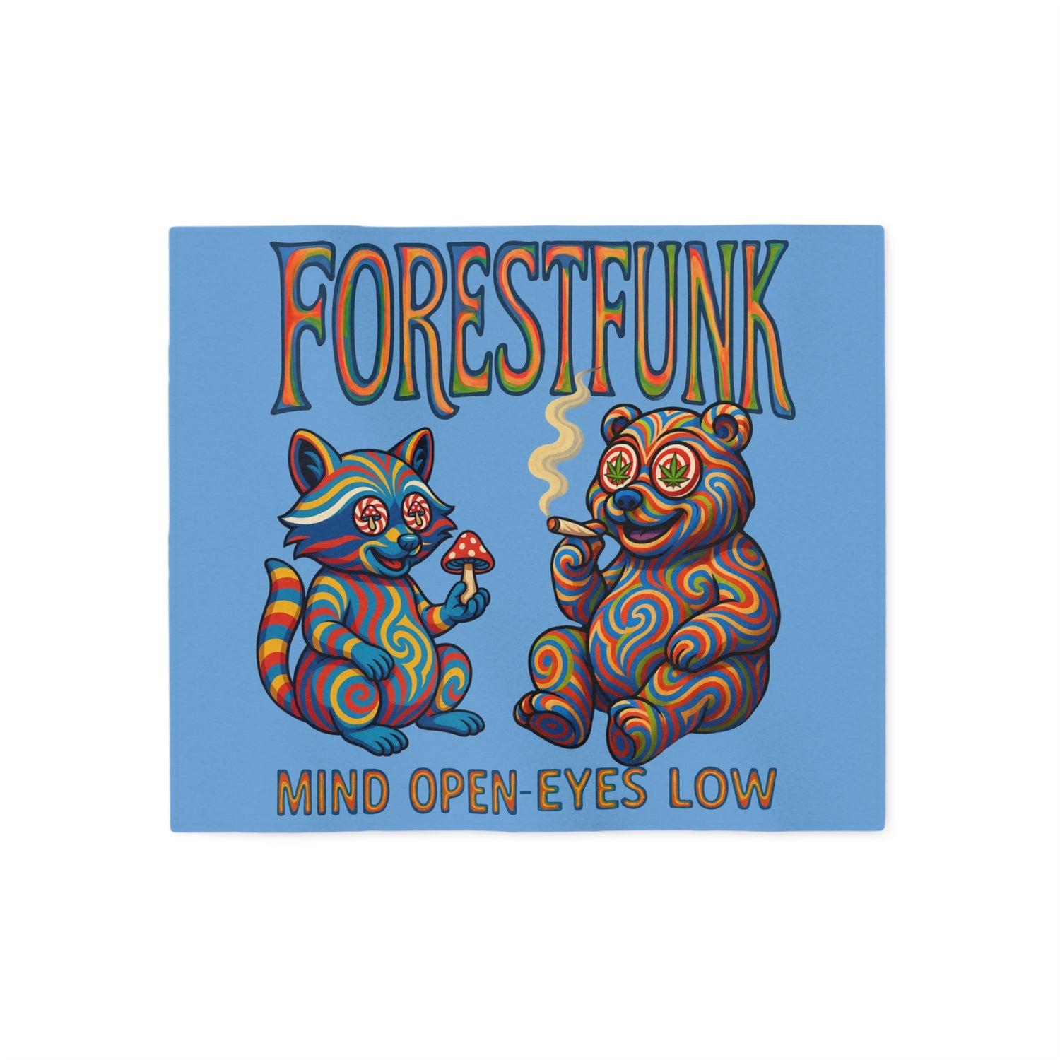 Sweatshirt Blanket - Mind Open - Eyes low