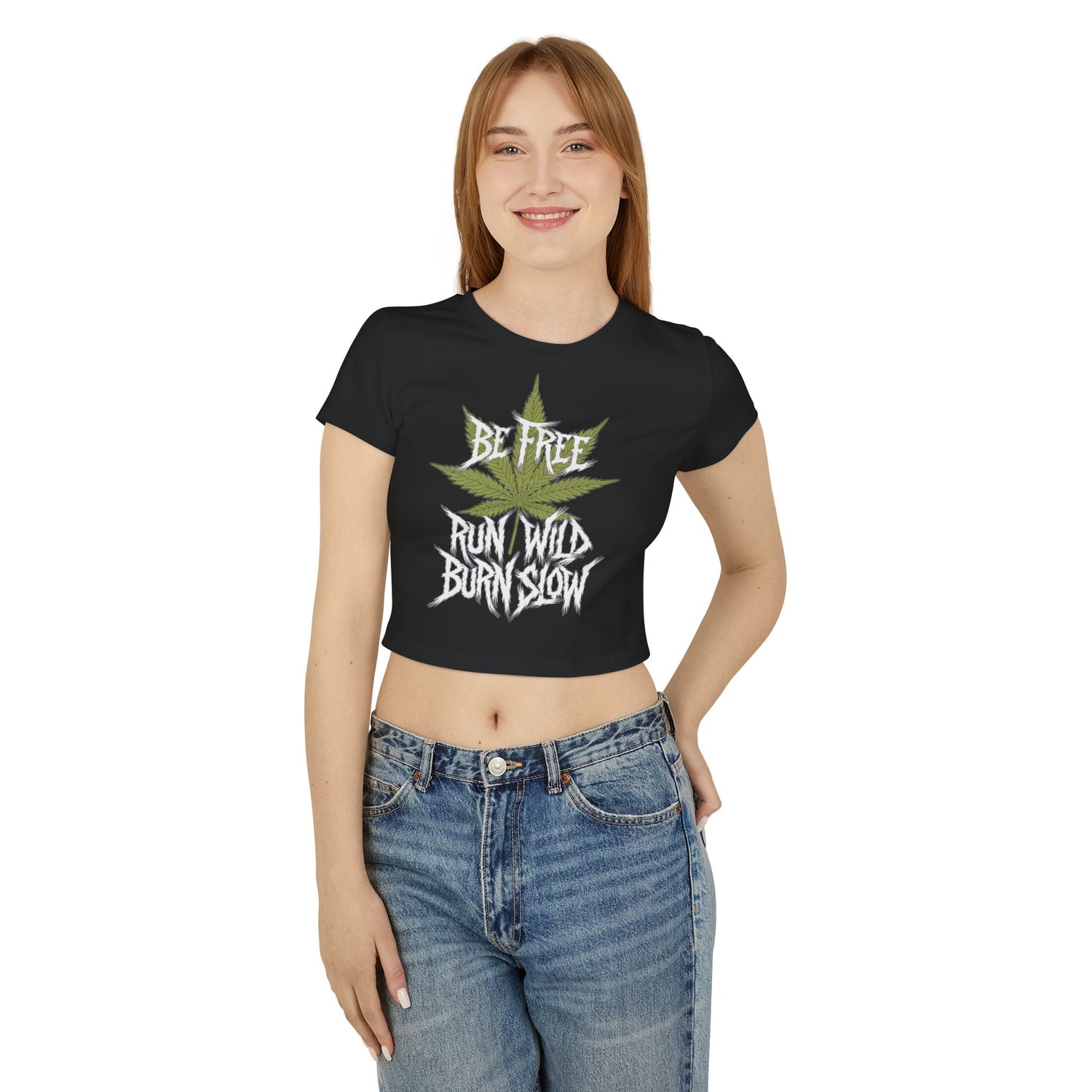Women's Baby Tee - Forest Funk Cannabis T-Shirt