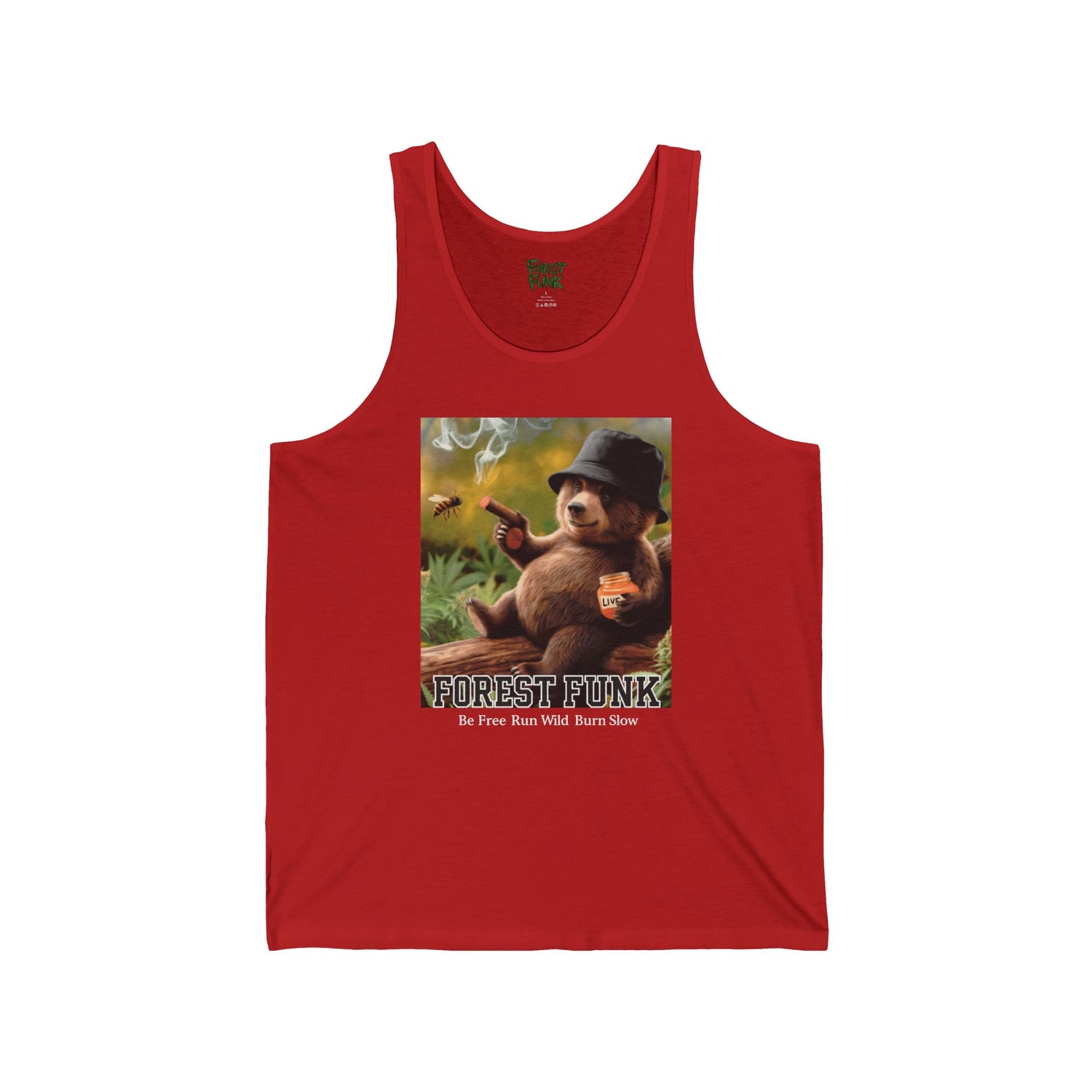 A BEAR KNOWS BEST Unisex Jersey Tank