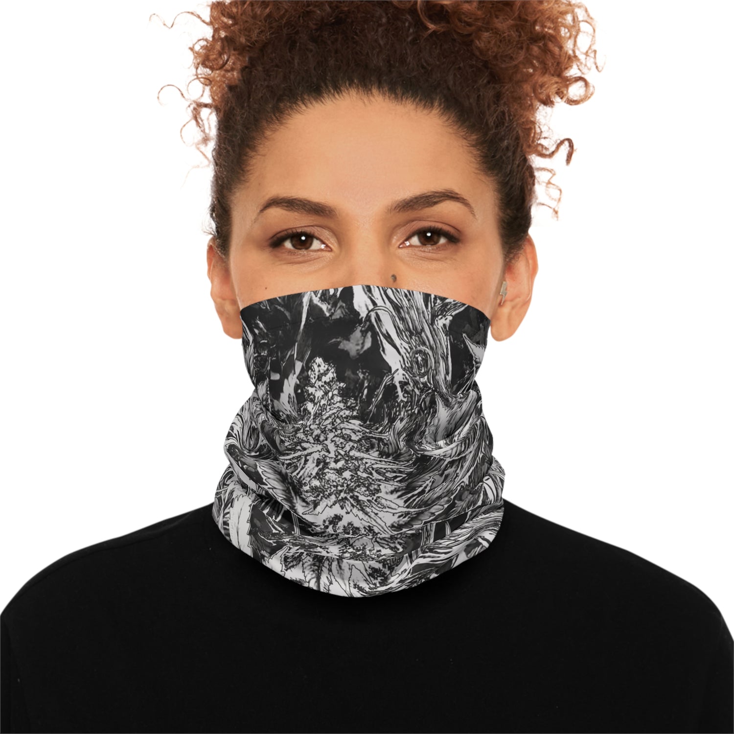 Smoke Fade untamed Cannabis Neck Gaiter – Stylish Midweight Face Mask for Outdoor Adventures