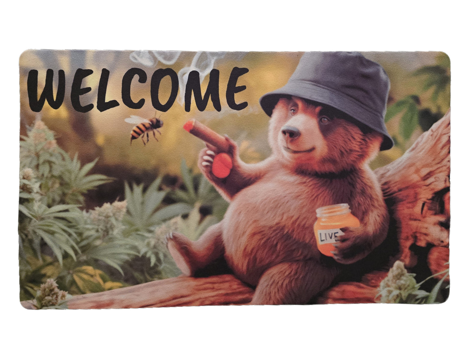 Honey And Haze Polyester Doormat