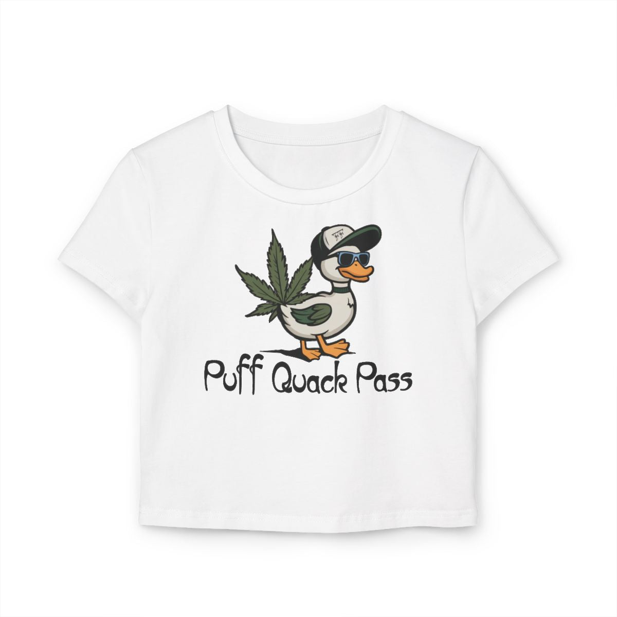 Puff Quack Pass Forest Funk Women's Baby Tee