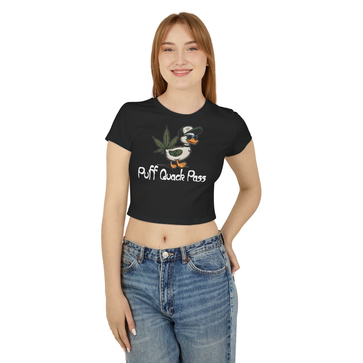 Puff Quack Pass Forest Funk Women's Baby Tee