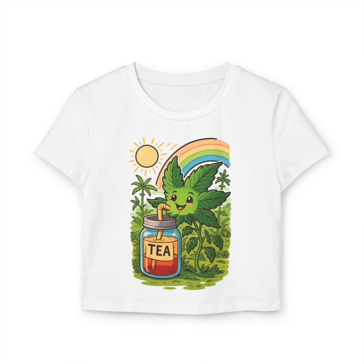Sippin Tea -women's baby tee