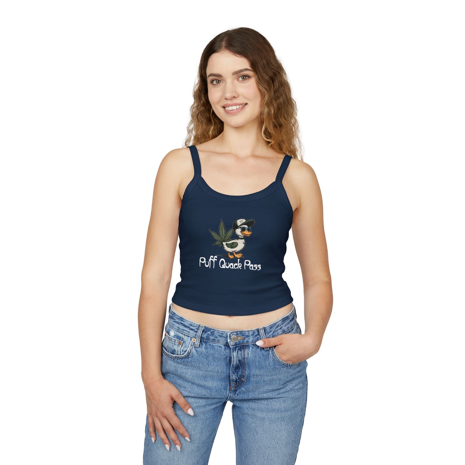 Puff Quack Pass Women's Spaghetti Strap Tank Top