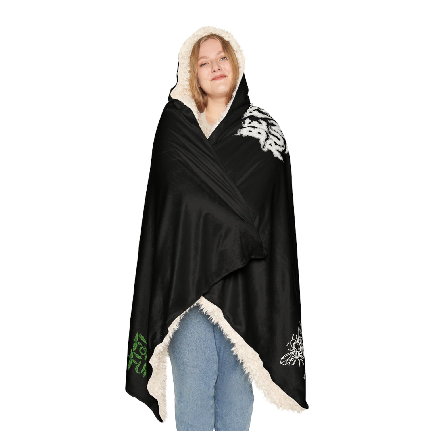 B.R.B Hooded blanket