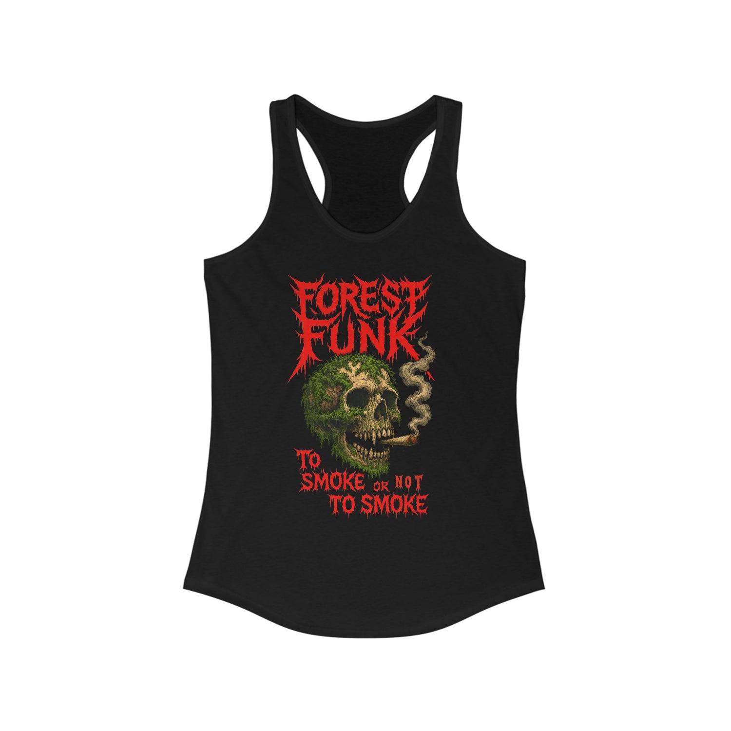 To Smoke Or Not To Smoke?-  Racerback Tank Top