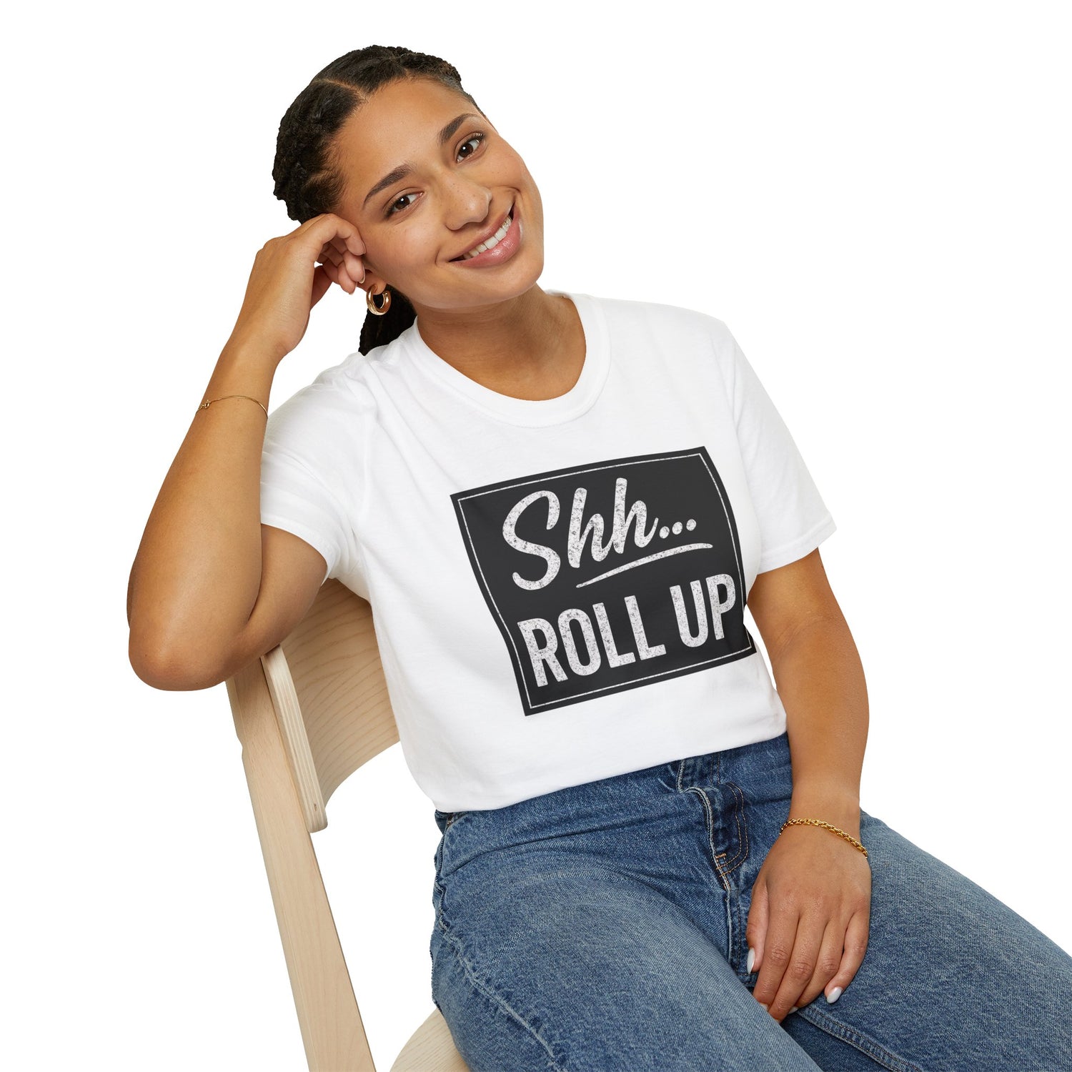 Shh... Roll Up T-Shirt