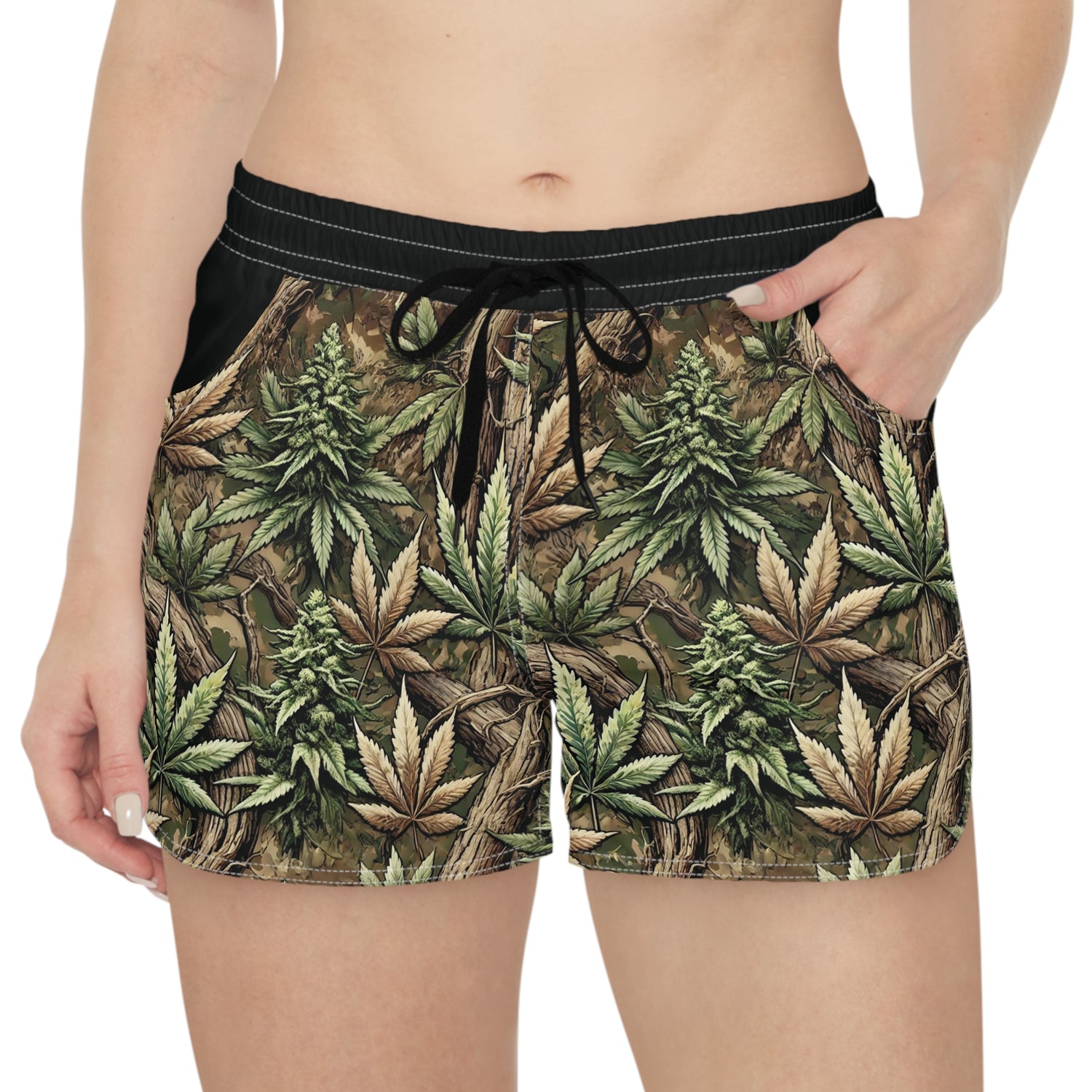 Women's Shorts - Forest Funk Untamed Growth Casual Shorts