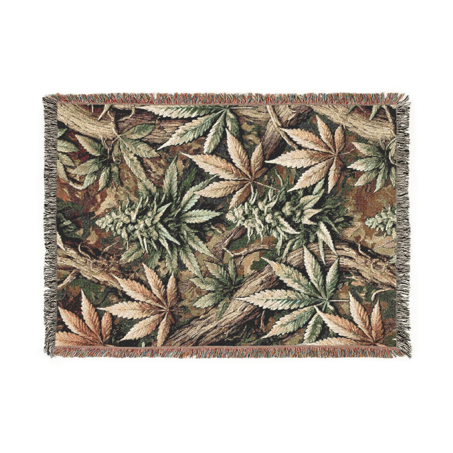 FOREST FUNK Untamed woven blanket