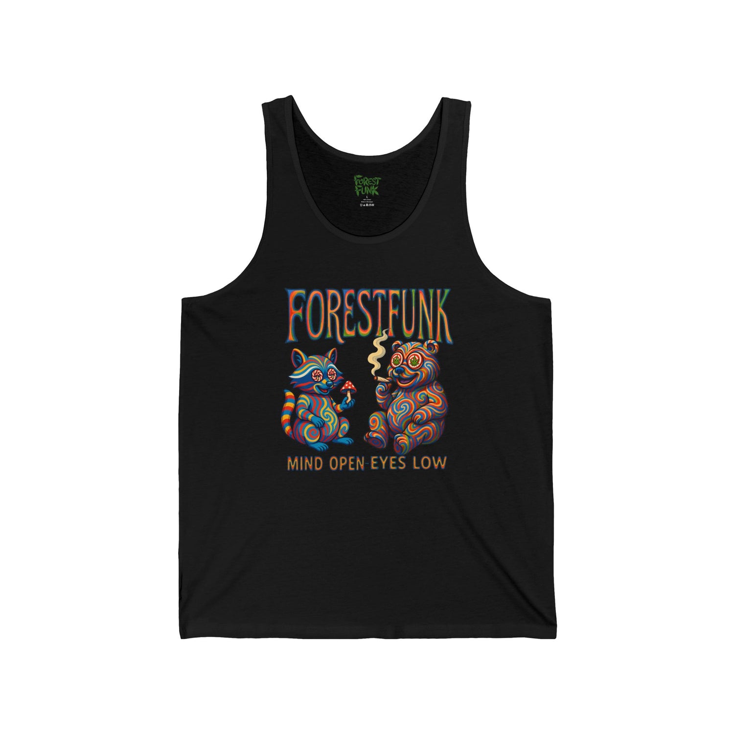 Mind Open Eyes Low Unisex Jersey Tank