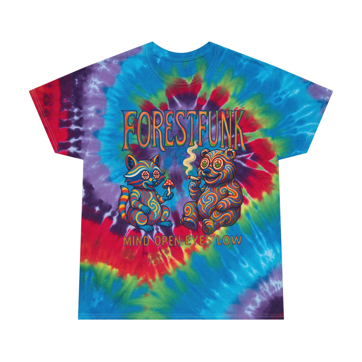 “Mind Open · Eyes Low” Tie-Dye Tee