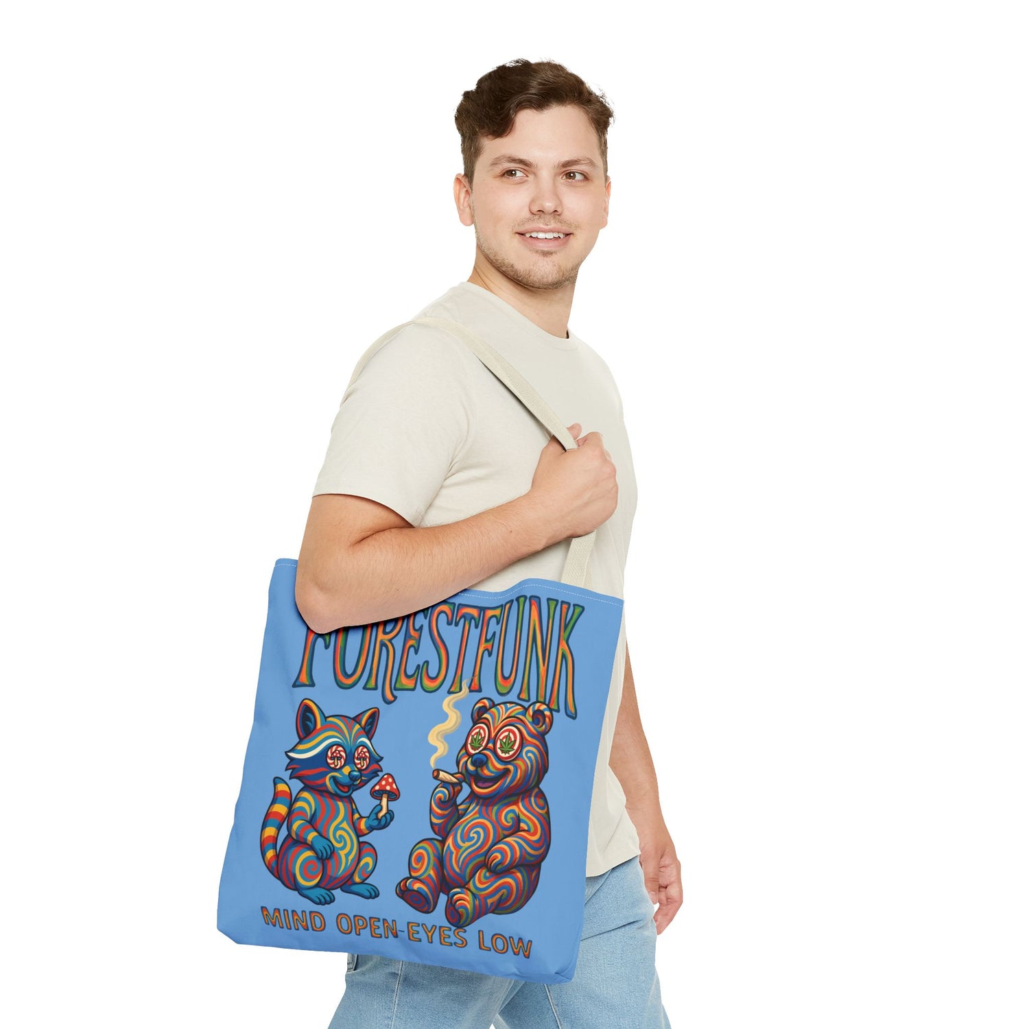 Tote Bag- Mind Open. Eyes Low