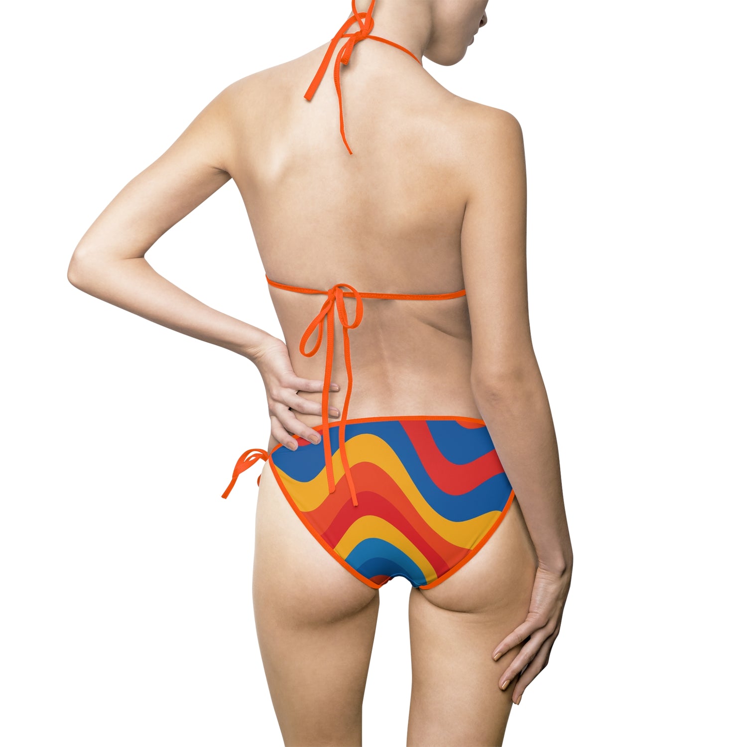 Bikini- wavy print