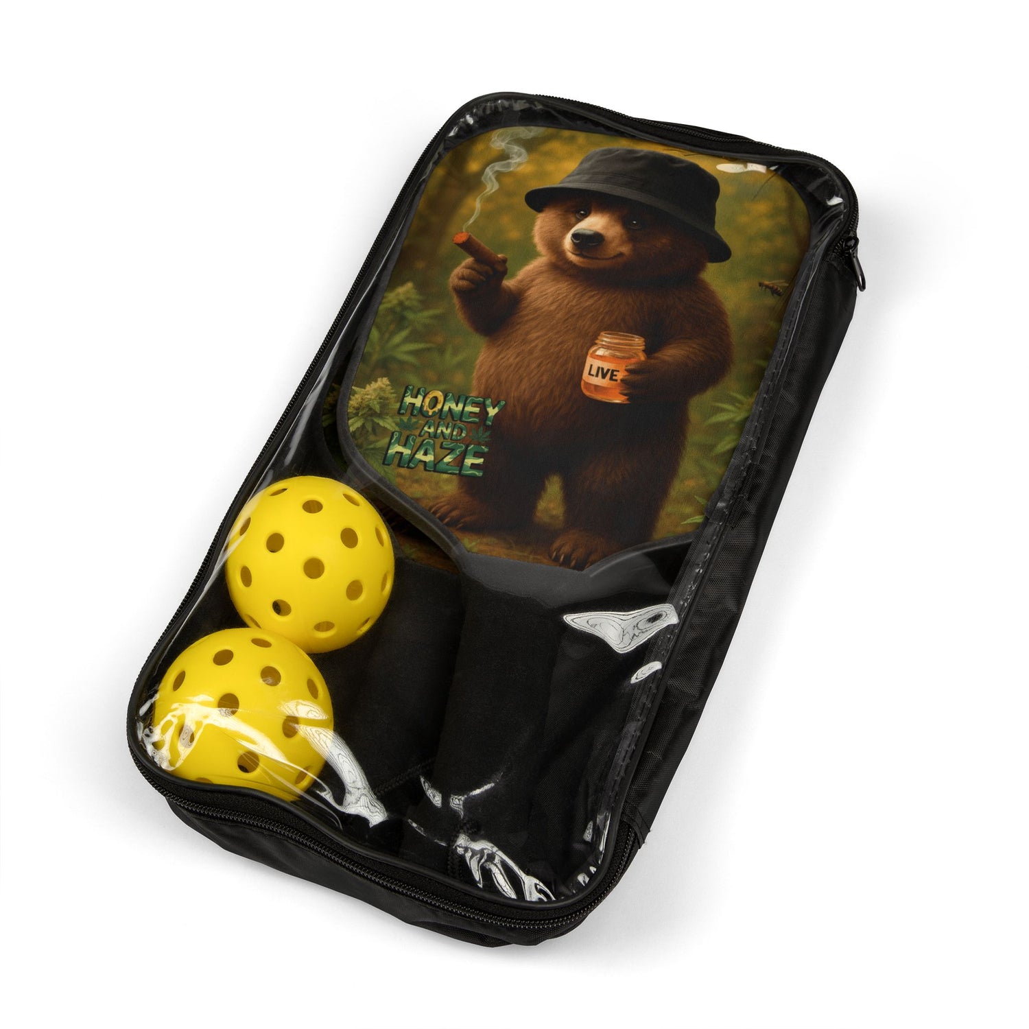 Honey And haze Pickleball Paddle Set - Ideal for Pickleball Lovers & Parties