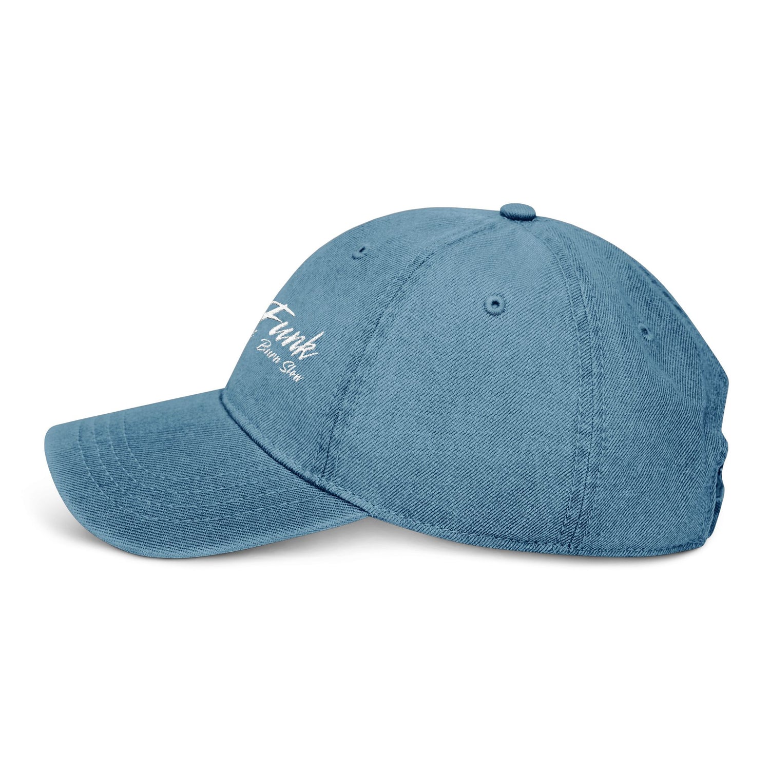 Forest Funk Embroidered Denim Hat - Be Free Run Wild Burn Storm