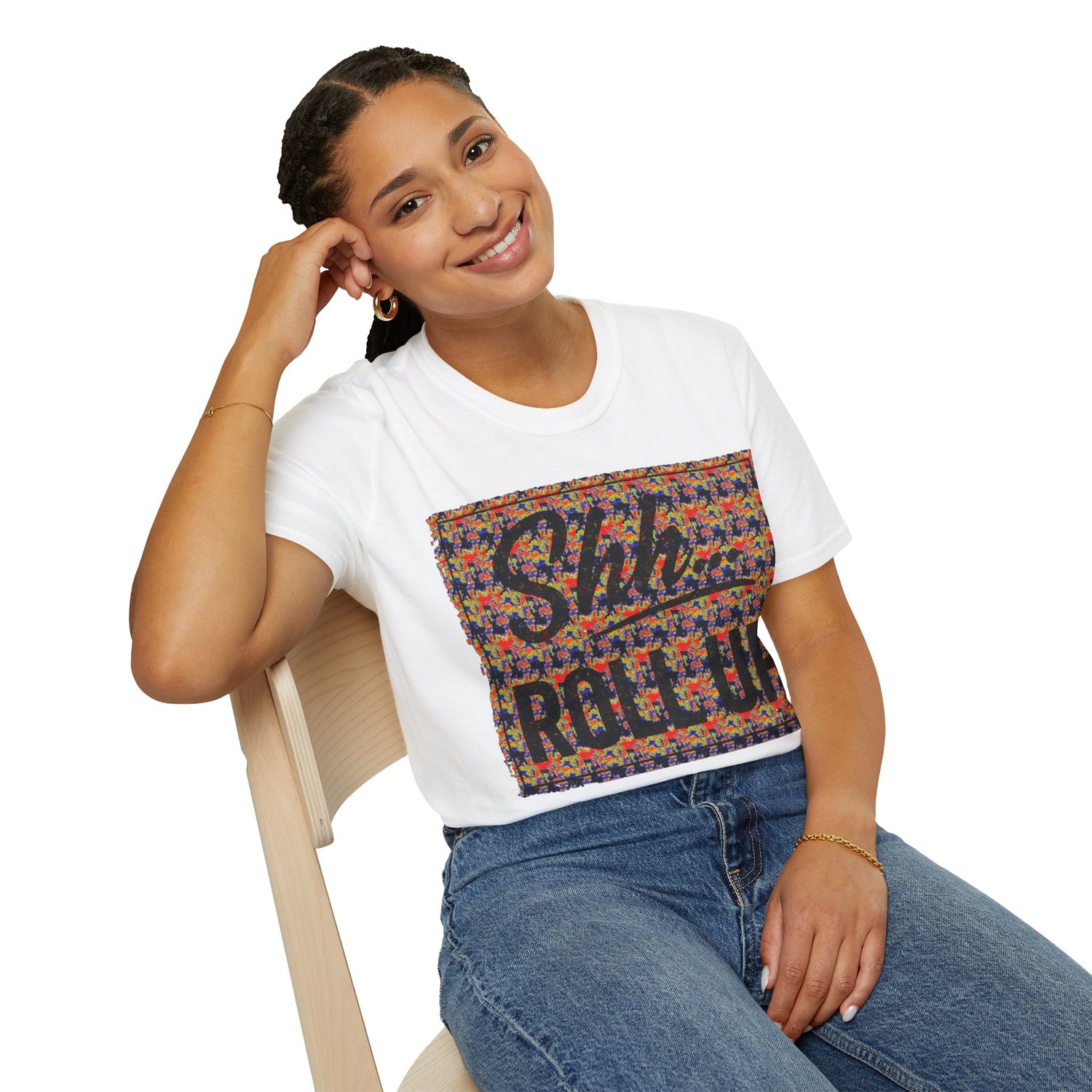 Shh... Roll Up T-Shirt