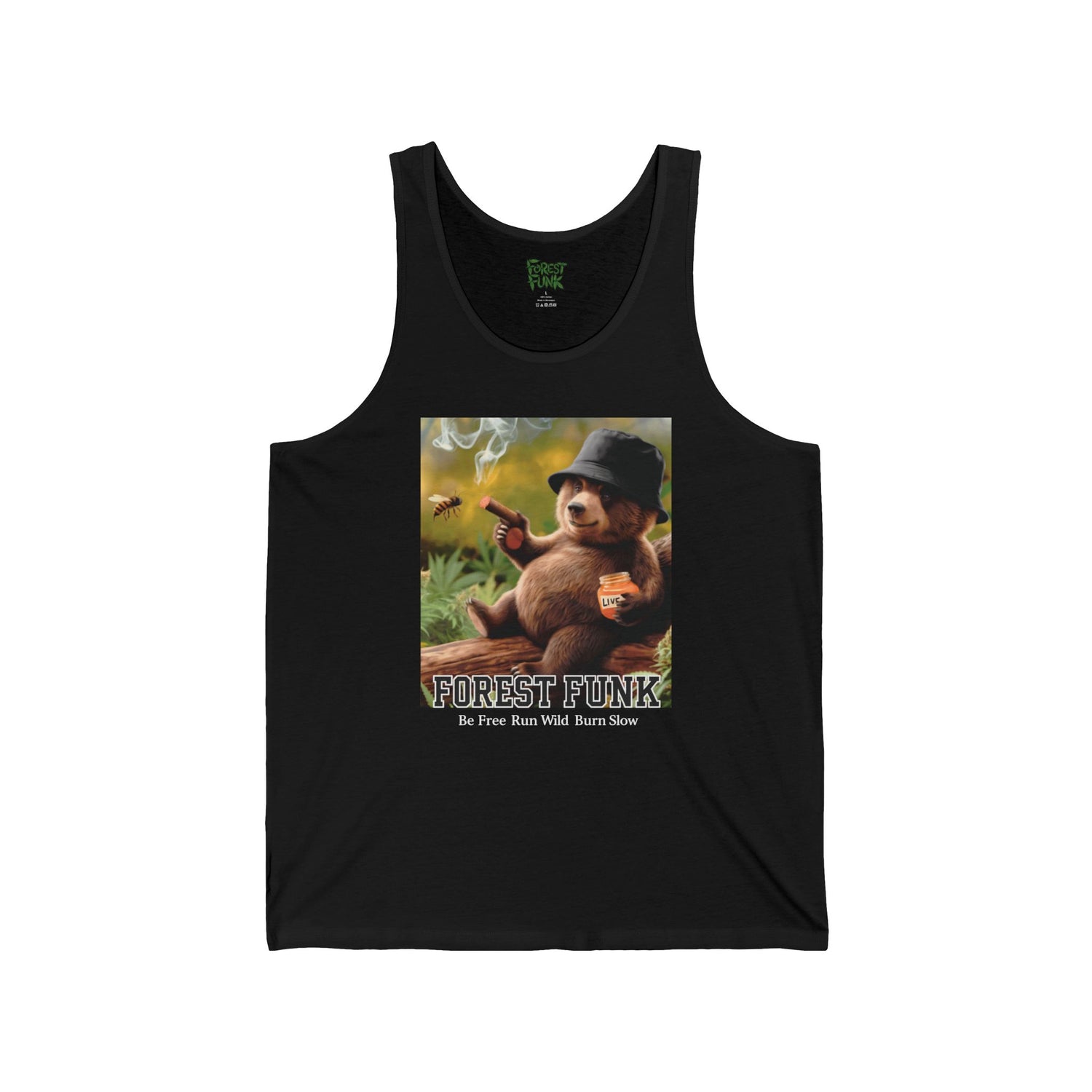 A BEAR KNOWS BEST Unisex Jersey Tank