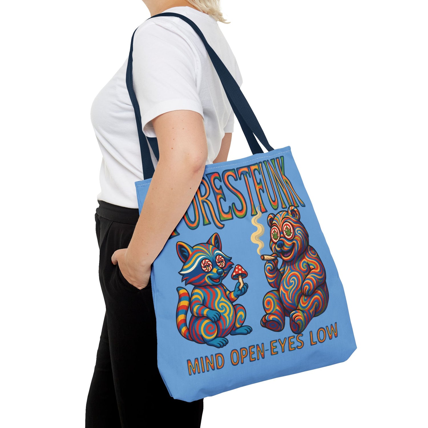 Tote Bag- Mind Open. Eyes Low